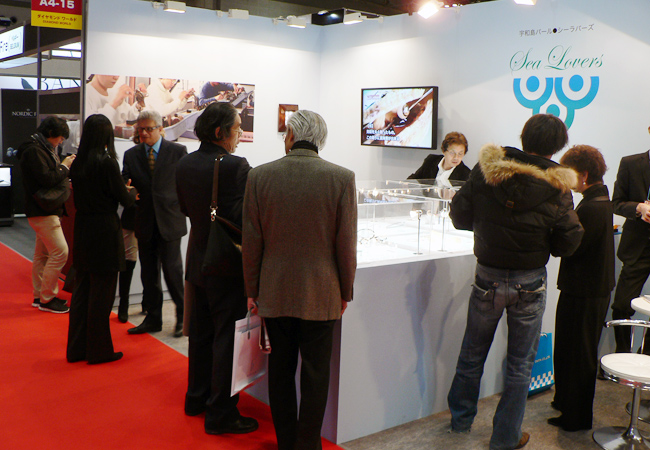 写真：第22回国際宝飾展の様子